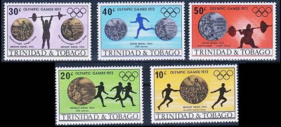 Trinidad-Tobago 1972 - Jocurile Olimpice, serie neuzata foto