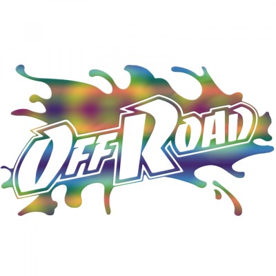 Sticker Off Road Splash , Autocolant pentru Aventuri in Noroi si Apa foto