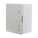Cumpara ieftin Cutie distributie IP65 din ABS gri, usa mata, placa metalica, 300x400x220 mm PP3005