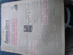 ZIARUL ROMANIA LIBERA 31 MARTIE 1949 foto