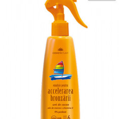 Emulsie pentru accelerarea bronzarii SPF6, 200ml, Cosmetic Plant Plaja