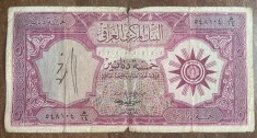 B11 42 - Bancnota foarte veche - Iraq - 5 dinarI foto
