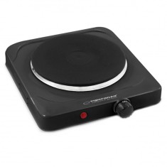 Aragaz electric Esperanza Pinatubo EKH002K, 1500W, 18,5 cm, 5 trepte de temperatura, Negru foto