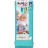 Scutece Ecolabel Tall Nr. 6 pentru 16+ kg, 40 bucati, Bambo Nature