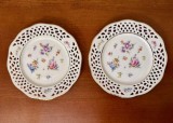 2 FARFURIOARE DIN PORTELAN FIN- MARCAJ BURG LINDAU D14CM