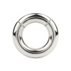 Inel pentru testicule MR. STEEL MBS Stackable Weight, cu deschidere magnetică, din oțel inoxidabil, diametru 4.8 cm (mare), argintiu