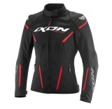 Cumpara ieftin Geaca (jacheta) motociclete femei Racing/Roadster Ixon vara model Striker 2 AIR WP LS culoare: negru/rosu, XL