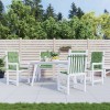 VidaXL Perne de scaun spătar jos, 4 buc., model frunze, textil 361332