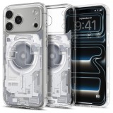 Husa MagSafe pentru Apple iPhone 18 Pro Max / 17 Pro Max, Spigen, Ultra Hybrid Zero One, Alba ACS12126