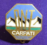 Insigna cu ac O.N.T. Carpati, agentia de turism din anii &#039;80