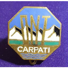 Insigna cu ac O.N.T. Carpati, agentia de turism din anii &#039;80