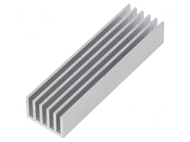 Radiator aluminiu extrudat cu aripioare 75x21x14mm