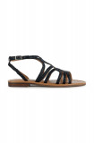 Geox sandale de piele D SOZY S femei, culoarea negru, D35LXA 00081 C9999