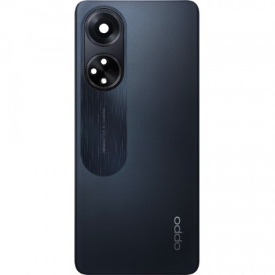Capac Baterie Oppo A98, Negru (Cool Black), Service Pack 621033000045 foto