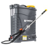 Pulverizator electric, vermorel cu acumulator pentru stropit, 12 V, capacitate 16 litri, presiune 4.5 bari, timp incarcare 8 ore, duze inclus, Powerma