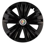 Cumpara ieftin Set 4 capace roti Glory negru R16 pentru gama auto Alfa Romeo, Autohelix MSA