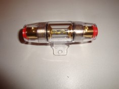 suport siguranta auto 12v + siguranta 30a 40a 50a 60a 70a amplificator audio foto