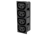 Conector Alimentare AC Splitter 10A 250VAC IEC C13 (F)