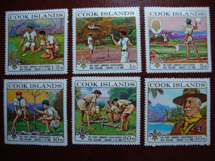 COOK ISLANDS SERIE SCUTISM MH