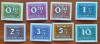 AUSTRIA-&#039;&#039;UZUOALE&#039;&#039;-taxe- SET DE-8Val.-MNH -NESTAMP, Nestampilat