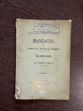 Alexandru Costin Mandatul in dreptul roman si roman. Teza pentru licenta (1904)