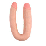 Dildo Dublu Her-Her Overlap Natural 45 cm