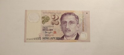 Bancnota 2 dolari Singapore foto