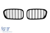 Racitor cu nervuri duble vopsit &icirc;n negru, potrivit pentru BMW Seria 1 F20, F21 2015-2019 Performance AutoTuning
