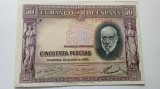 Spania- 50 pesetas 1935