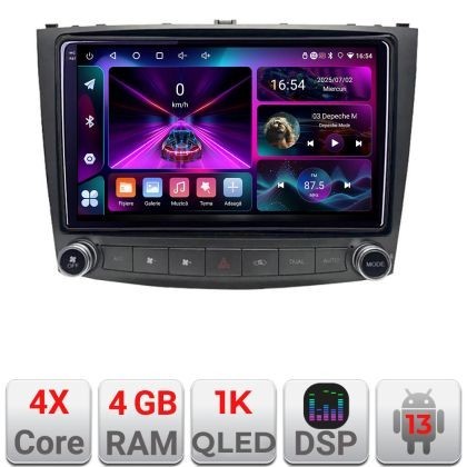 Navigatie Lexus IS 2005-2011 A- IS 4+64 InCell Display 1K Android Waze USB Navigatie Internet Youtube Radio CarStore Technology