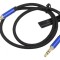 Cablu Audio Jack 3,5mm 3pin 0,5m Negru