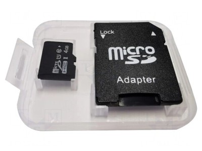 Card de memorie microSD 4GB Kit foto