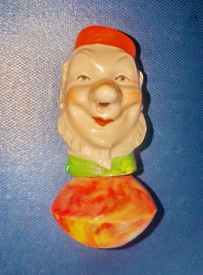 F441-Dop sticla vechi RSR ceramica-portelan colorat COOP ARTA Aplicata Bucuresti foto