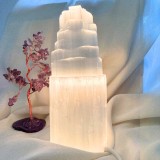 Lampa turn din selenit - 20 cm