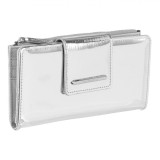 Portofel Exclusivo, Argintiu, 19x2x9.5 cm, FEMEI, Oem