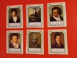 RAS AL KHAIMA, BEETHOVEN - SERIE COMPLETĂ MNH IMPERF.