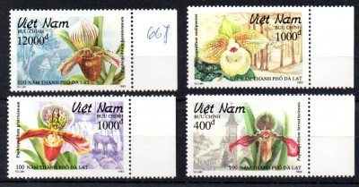 VIETNAM 1993, Flora, serie neuzata, MNH foto