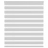 Jaluzea tip zebra gri deschis lățime țesătură 115,9cm poliester