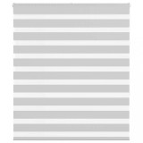 vidaXL Jaluzea tip zebra gri deschis lățime țesătură 120,9cm poliester