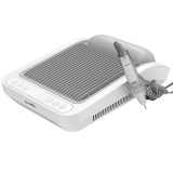 Aspirator Unghii Praf cu Freza 2in1 NailTech Precision LUXORISE 80W, filtru reutilizabil, 35000 RPM, Alb