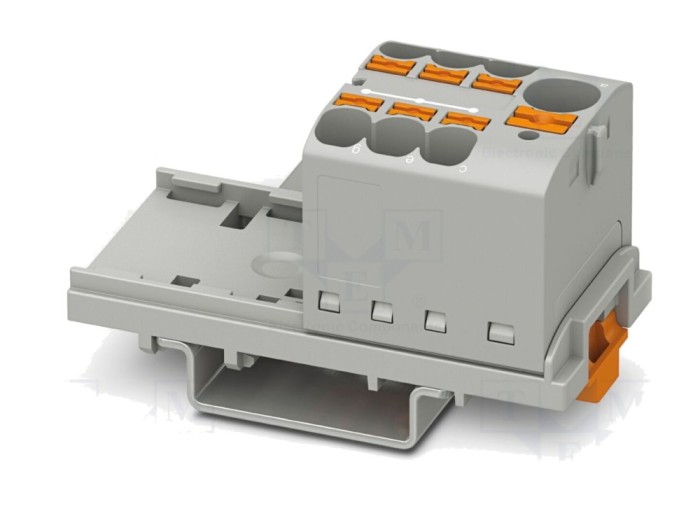 Conector pe șină 32A, 800V, push-in