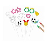 Set 10 propsuri foto pentru petrecere Fotbal party