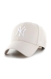 47 brand sapca MLB New York Yankees culoarea bej, cu imprimeu, B-MVPSP17WBP-BNI