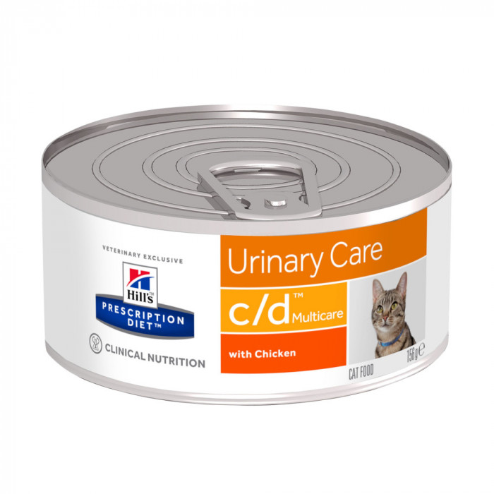 Hill&amp;#039;s Prescription Diet Feline c/d MultiCare Minced Chicken 156 g