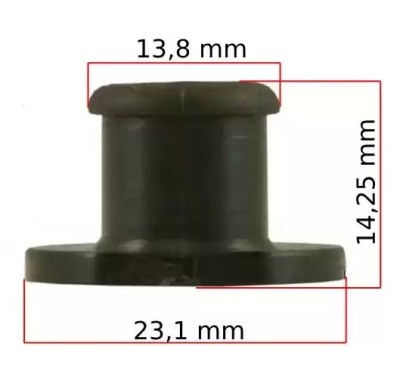 Suport amortizor drujba compatibil Stihl MS 170 - MS 390, 017 - 039 (mare) foto