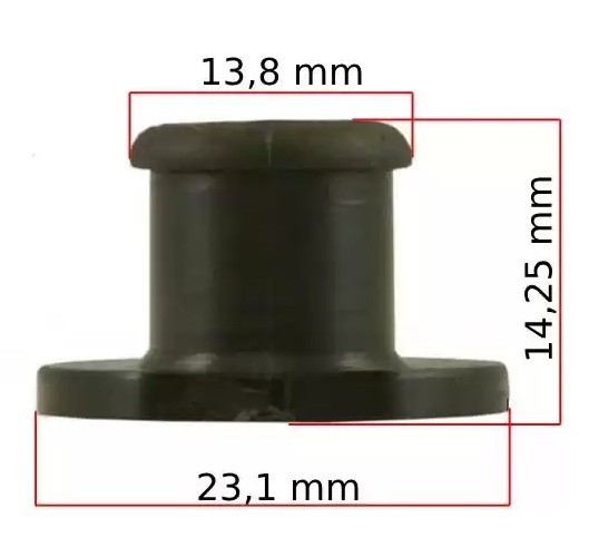 Suport amortizor drujba compatibil Stihl MS 170 - MS 390, 017 - 039 (mare)