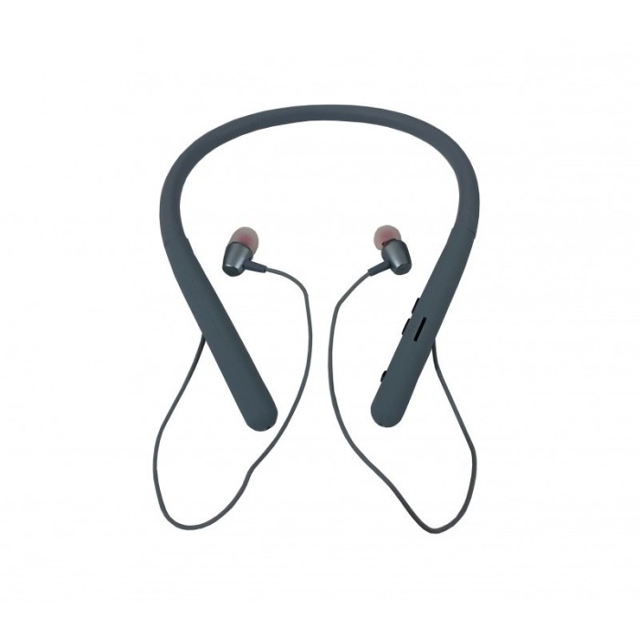 Casti Intraauriculare Wireless , In Ear , Bluetooth , MicroSD , Super Sound , Pure Bass , Gri