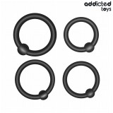 Addicted Toys-Set de Inele din Silicon cu Presiune