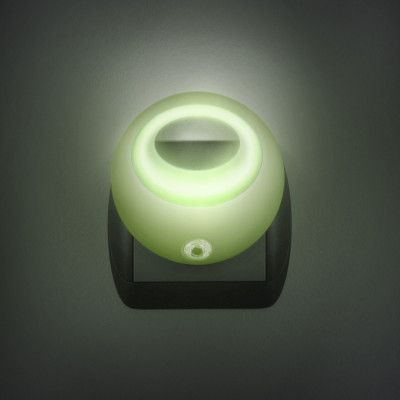 Lampa de veghe cu LED si senzor de lumina - verde Best CarHome foto