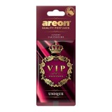 Odorizant auto, card, Areon VIP Exclusive, Unique, 19 x 7.5 x 0.5 cm